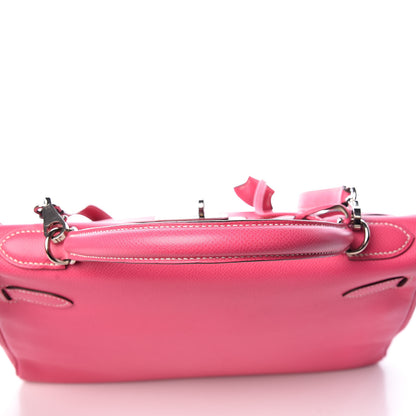 Hermes Epsom Candy Kelly Retourne 32 Rose Tyrien Rubis 9 of 40