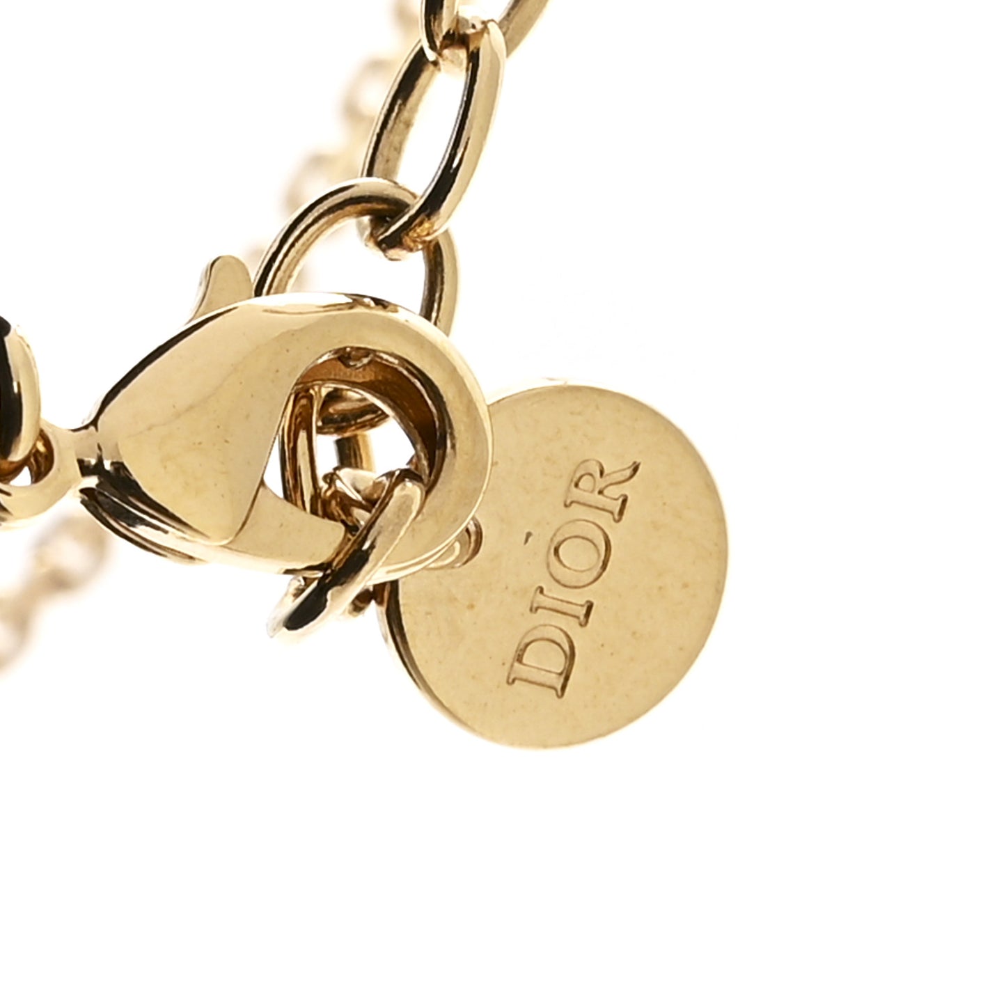 Crystal CD Heart Pendant Necklace Gold