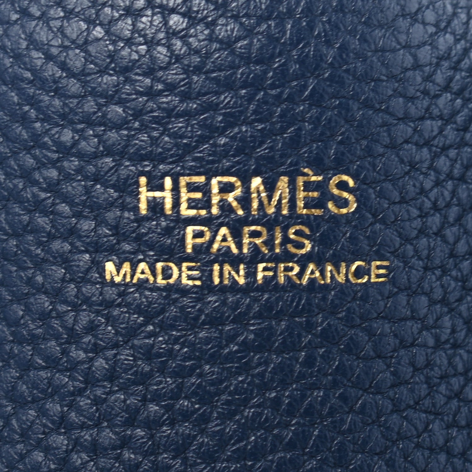 Hermes Taurillon Clemence Double Sens 36 Reversible Tote Bleu Sapphire Izmir 9 of 13