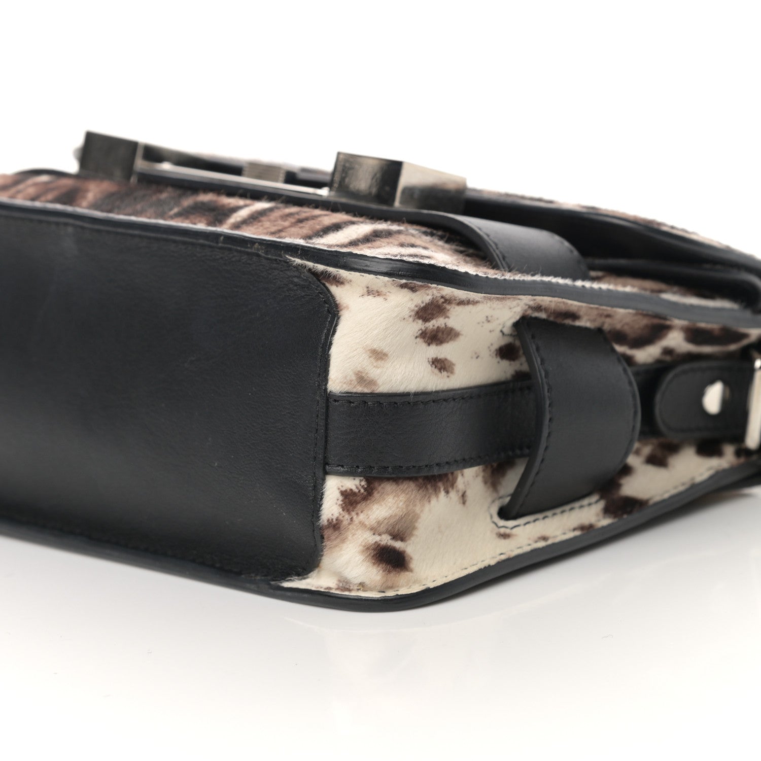 Proenza Schouler Calf Hair Leopard Print Mini PS11 Classic Shoulder Bag Black 10 of 16