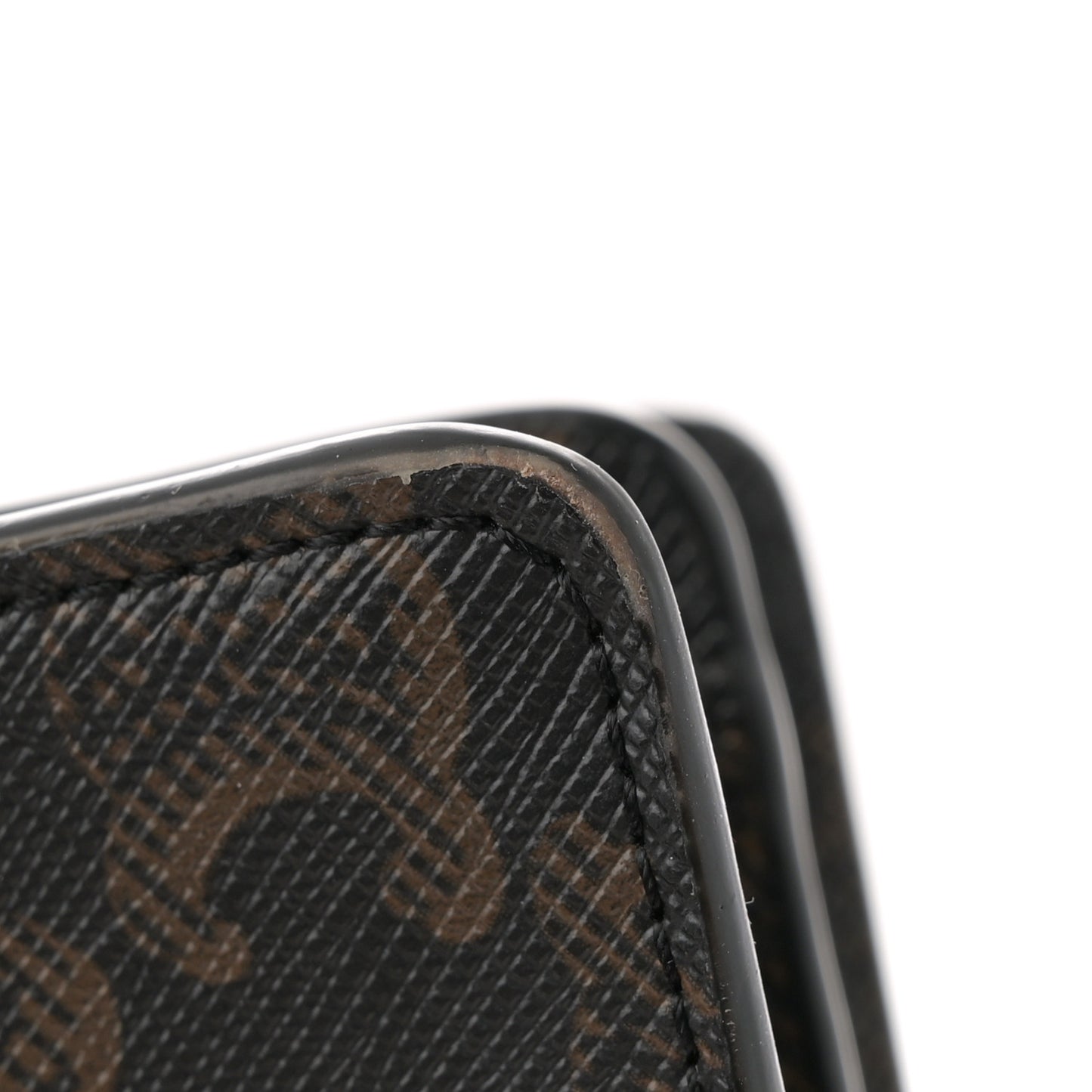 Triomphe Canvas Lambskin Wallet On Strap Tan