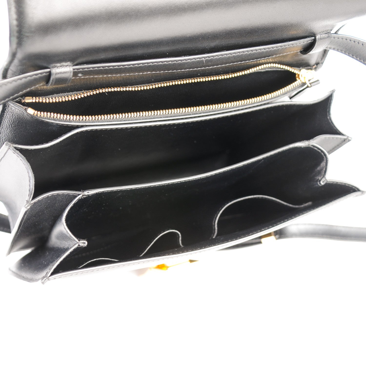 Celine Box Calfskin Medium Classic Box Flap Bag Black 5 of 8