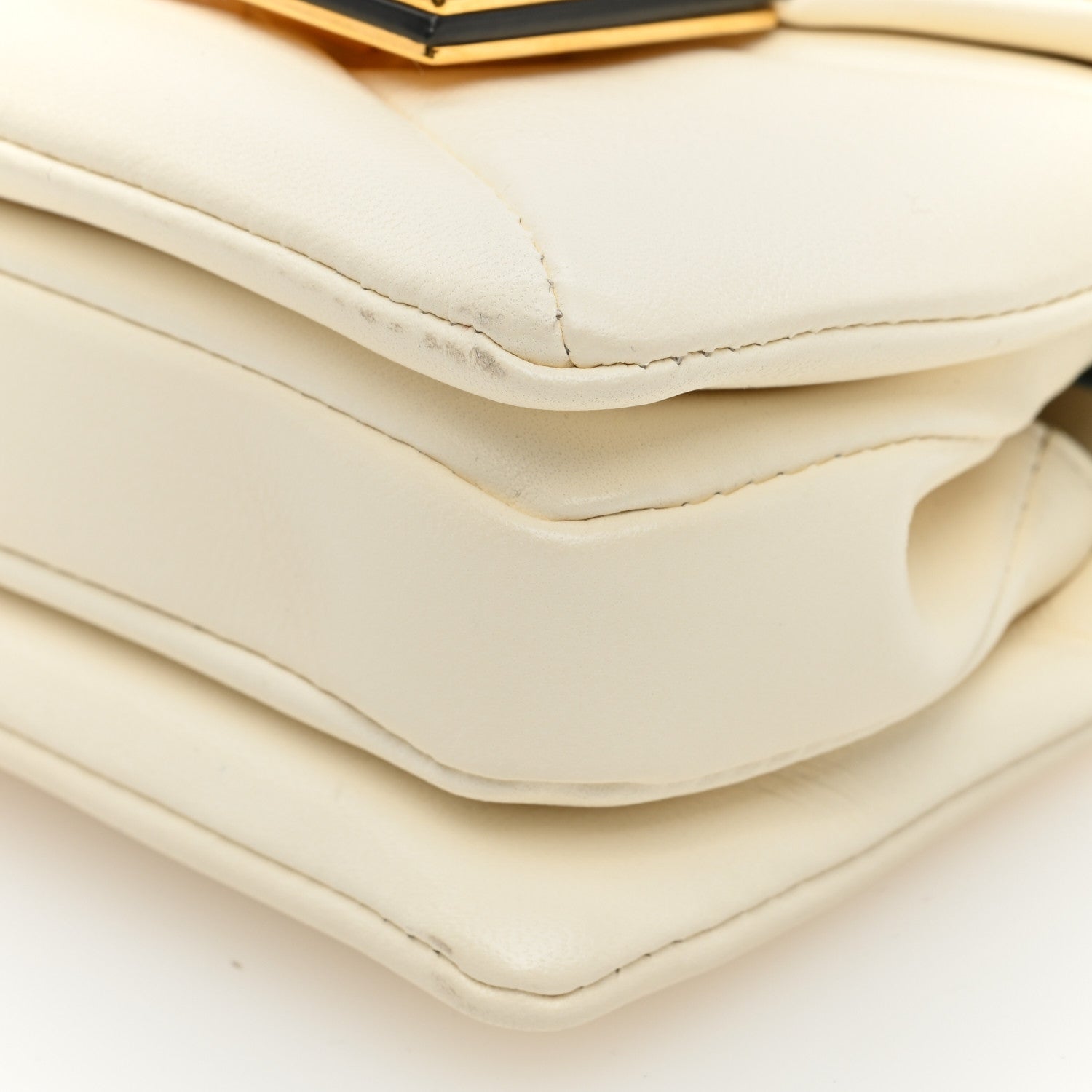 Valentino Garavani Nappa Micro One Stud Chain Bag Ivory 8 of 8