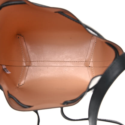 Mansur Gavriel Calfskin Mini Bucket Bag Black Ballerina 5 of 14