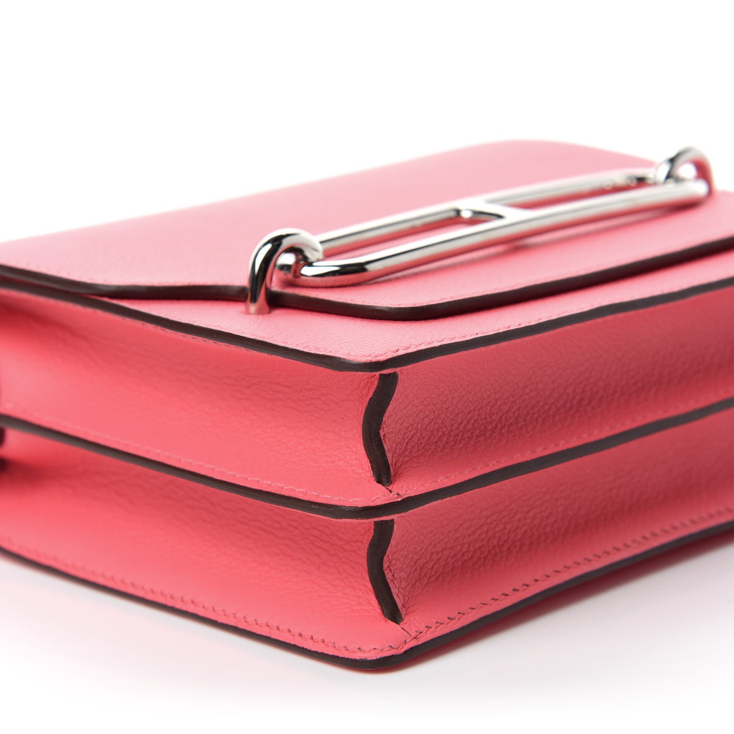 Hermes Evercolor Mini Sac Roulis Rose Azalee 6 of 11