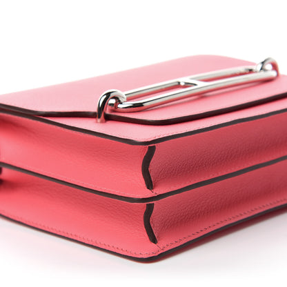 Hermes Evercolor Mini Sac Roulis Rose Azalee 6 of 11