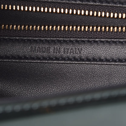 Christian Dior Metallic Patent Micro-Cannage Medium Diorama Flap Bag Malachite Green 7 of 14