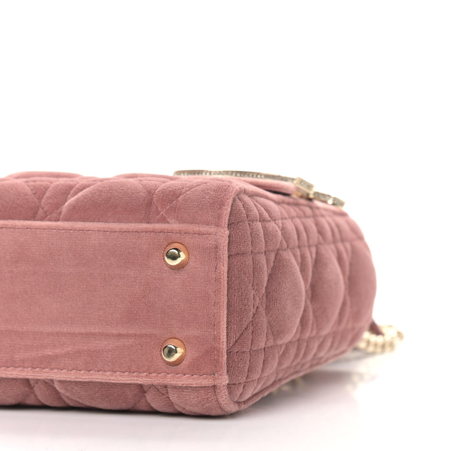 Velvet Mini Lady Dior Pink