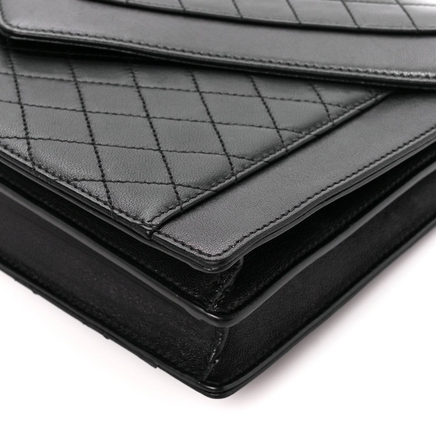 Saint Laurent Lambskin Quilted Mini Gaby Satchel Black 11 of 11