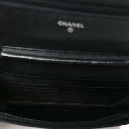 Chanel Caviar Timeless CC Wallet On Chain WOC Black 5 of 11