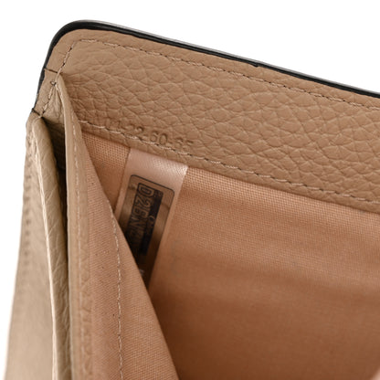 Chloe Grained Calfskin Marcie Square Wallet Root Beige 8 of 12