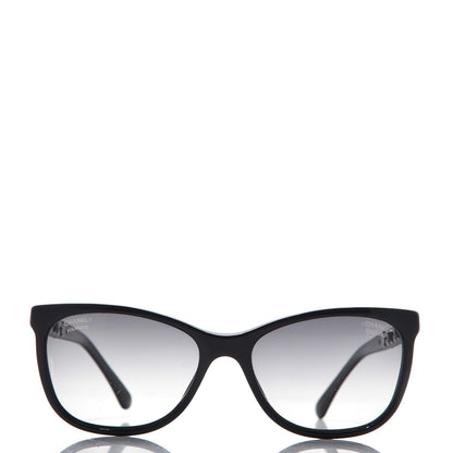 Chanel Cat Eye Chain Polarized Sunglasses 5260-Q Black 2 of 9
