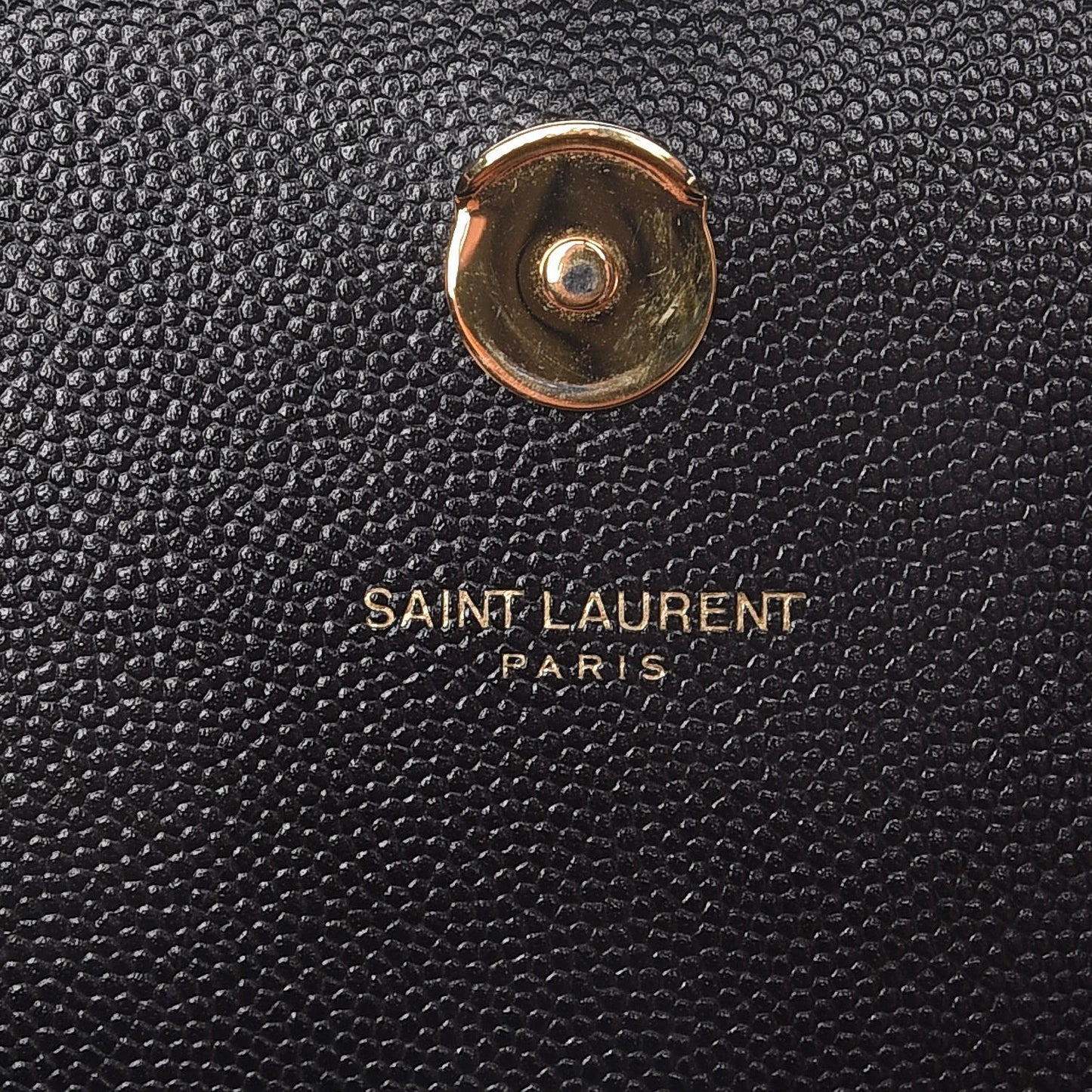 Grain De Poudre Medium Classic Monogram Kate Satchel Black