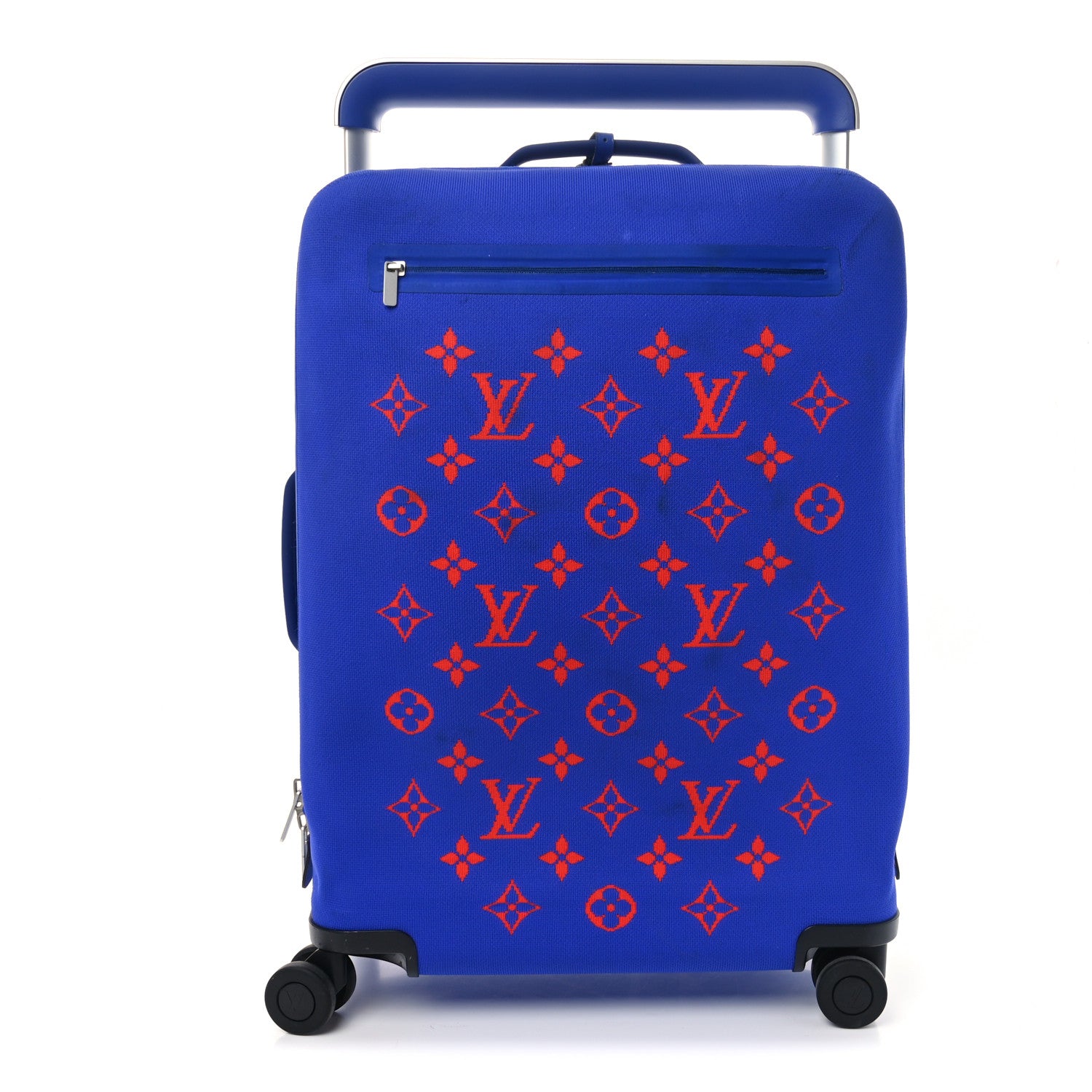 Louis Vuitton Knit Monogram Horizon Soft 55 Suitcase Blue 1 of 12
