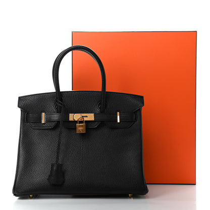 Hermes Chevre de Coromandel Birkin 30 Black 10 of 10