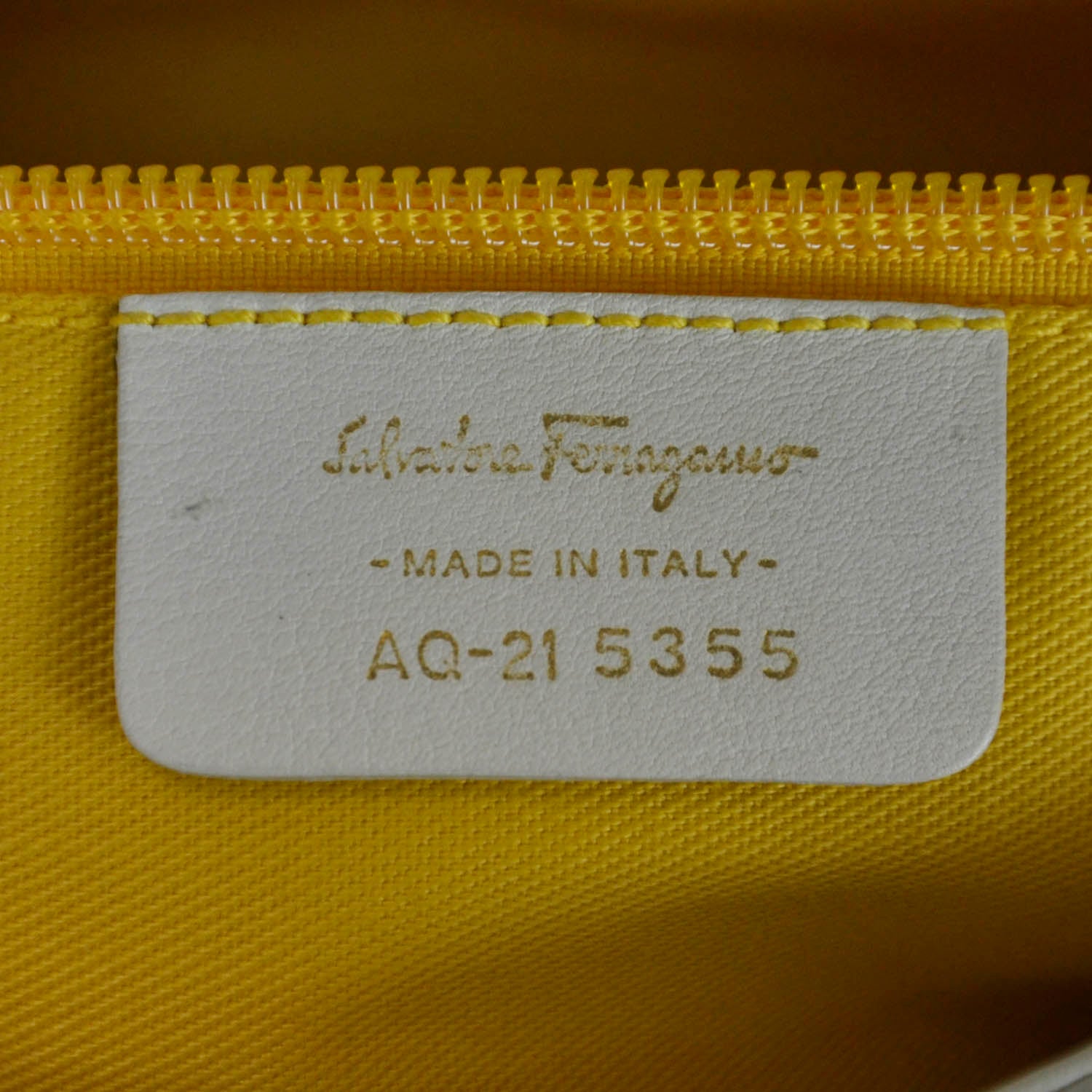 FASHIONPHILE SALVATOREFERRAGAMOLeatherGinaSatchelWhite 8 of 8