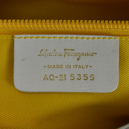 FASHIONPHILE SALVATOREFERRAGAMOLeatherGinaSatchelWhite 8 of 8