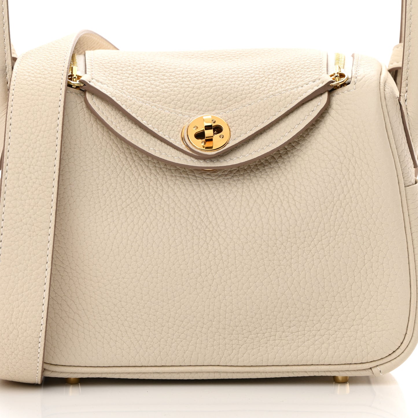 Taurillon Clemence Mini Lindy 20 Craie
