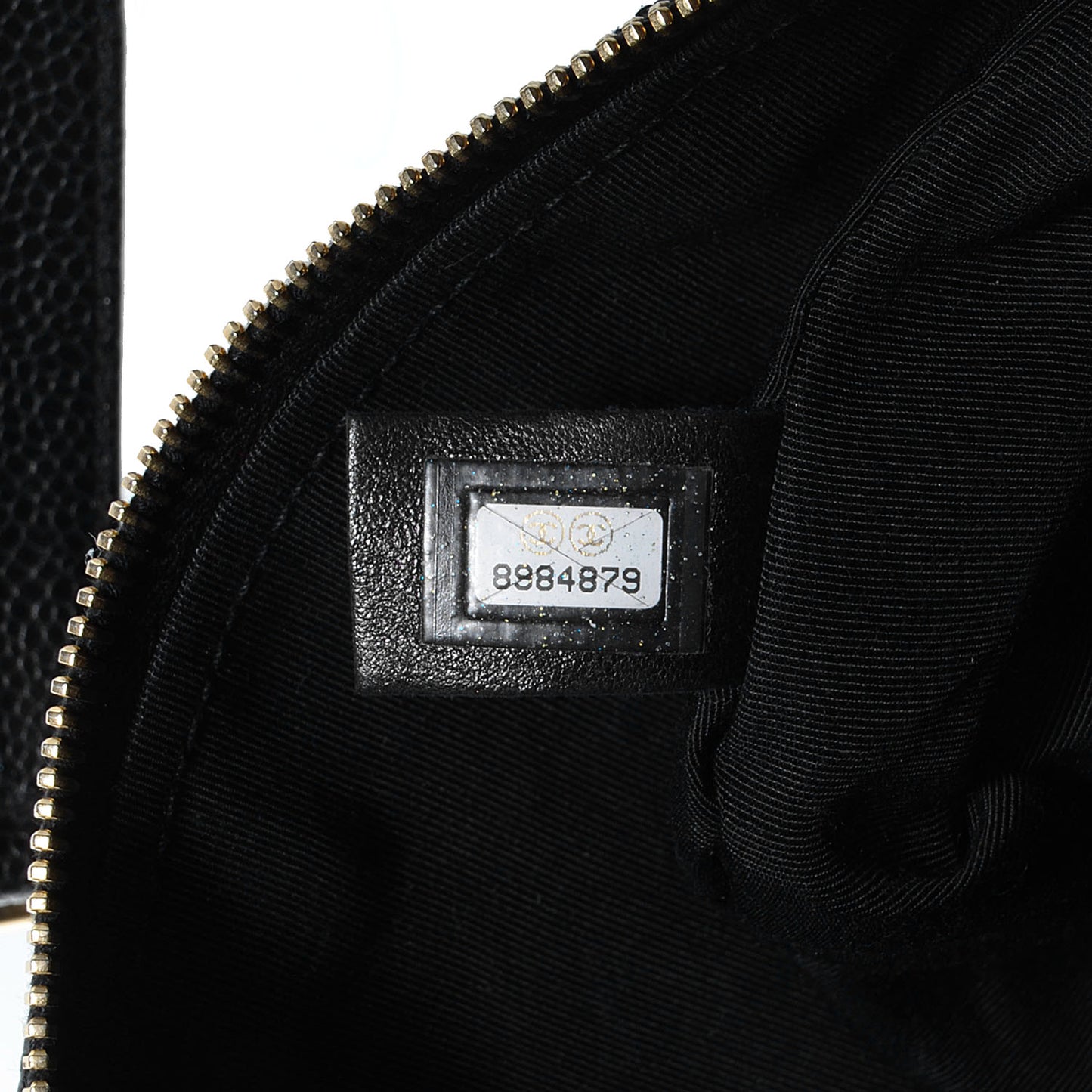 Caviar Quilted Pochette Black