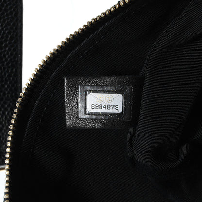 Chanel Caviar Quilted Pochette Black 7 of 7