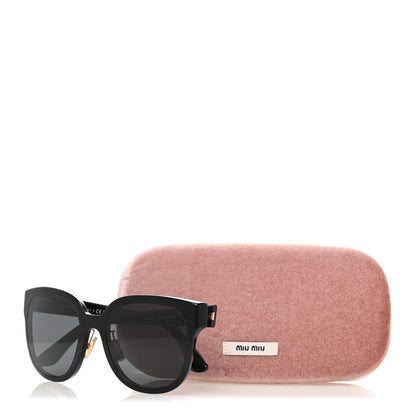 Miu Miu Acetate Sunglasses SMU01Z Black 8 of 8