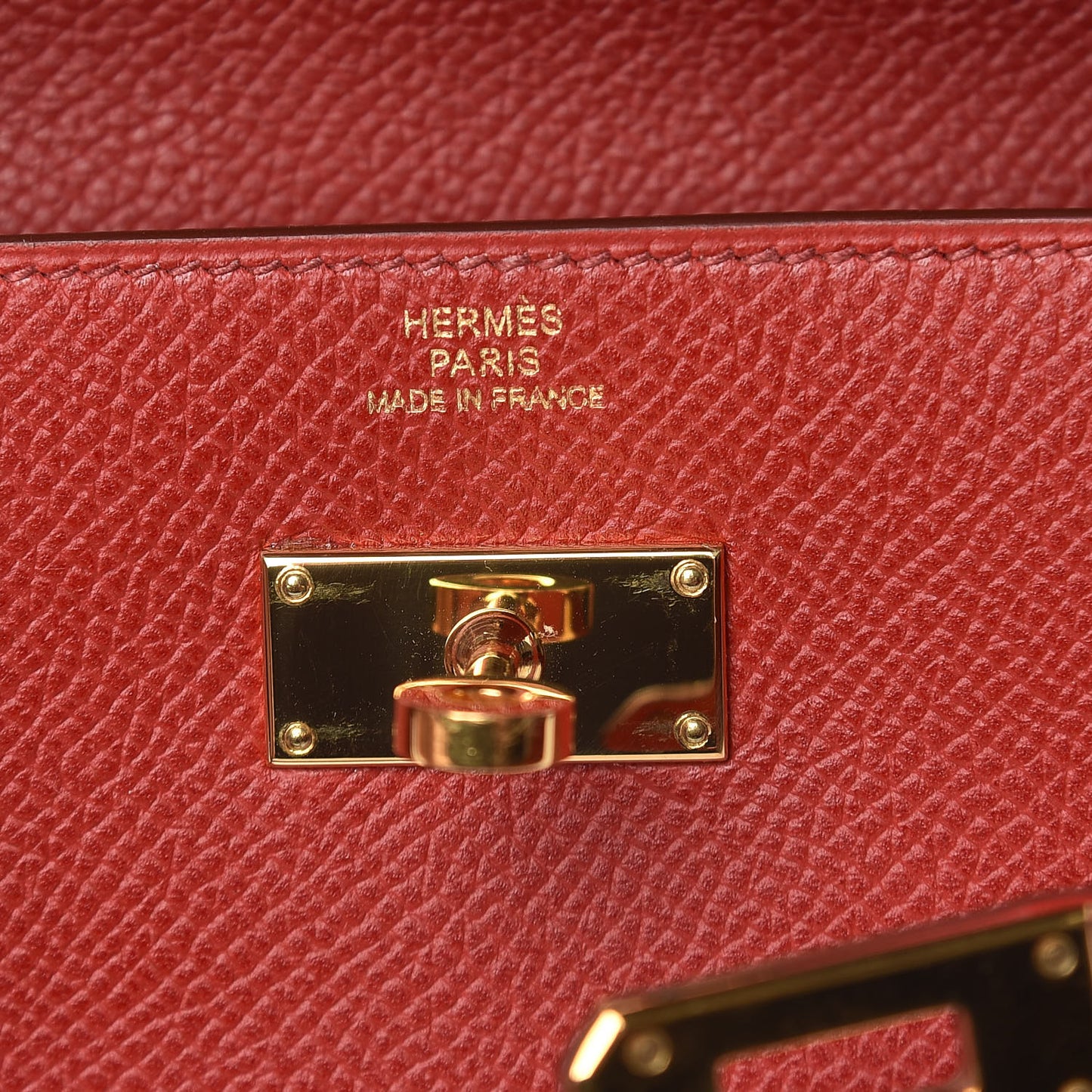 Epsom Kelly Longue Wallet Rouge Casaque