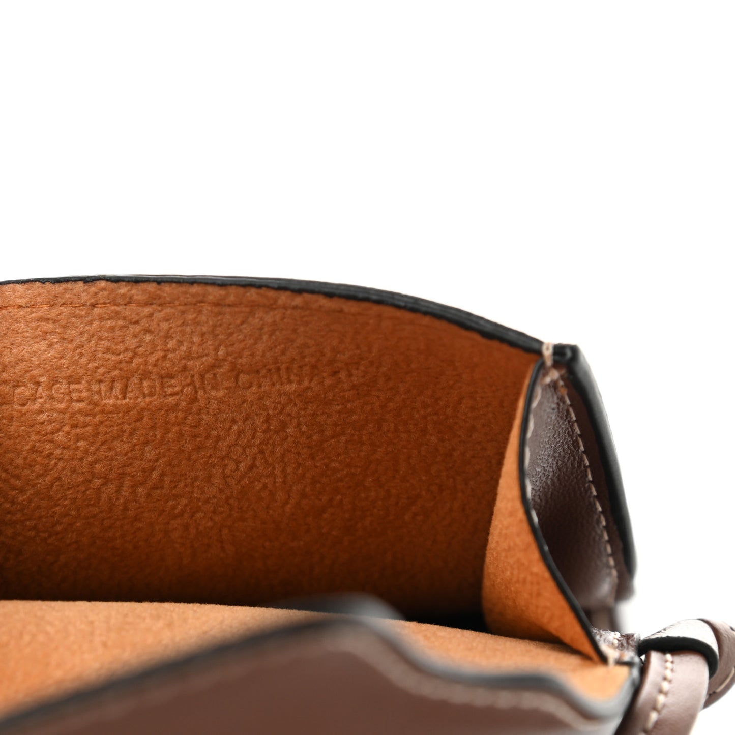 Smooth Calfskin Sunglasses Pouch Tan