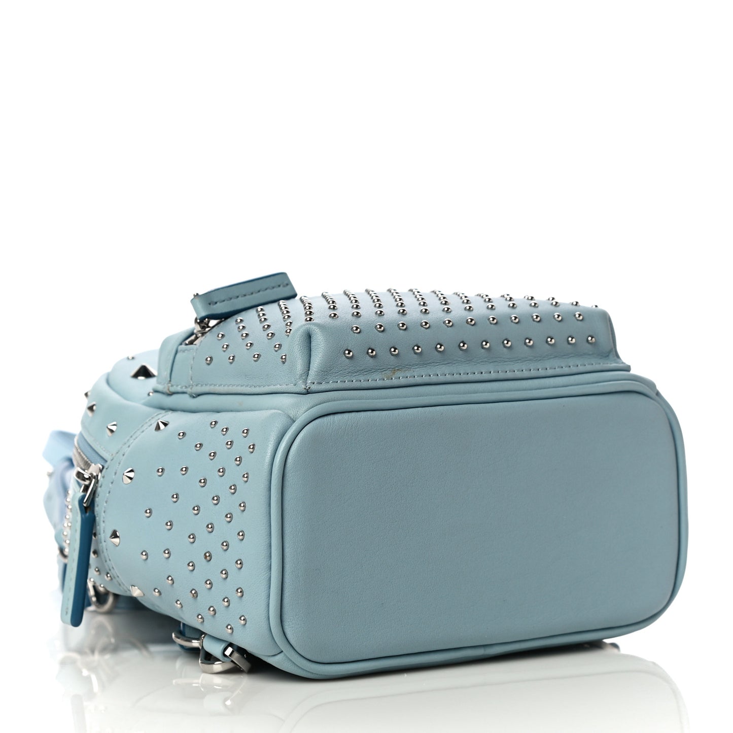 Calfskin Stud X-Mini Stark Bebe Boo Backpack Sky Blue