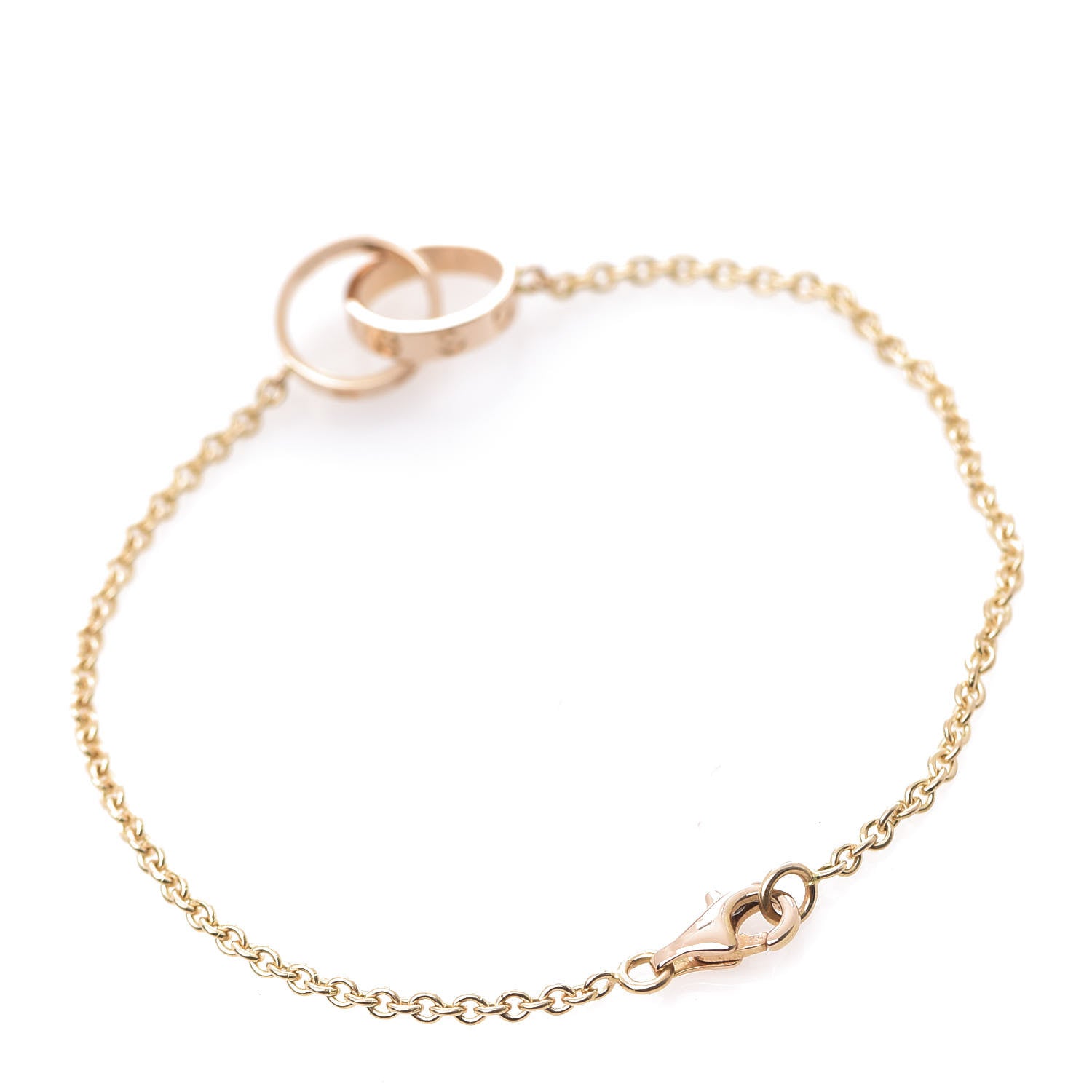 Cartier 18K Pink Gold Interlocking LOVE Bracelet 3 of 8