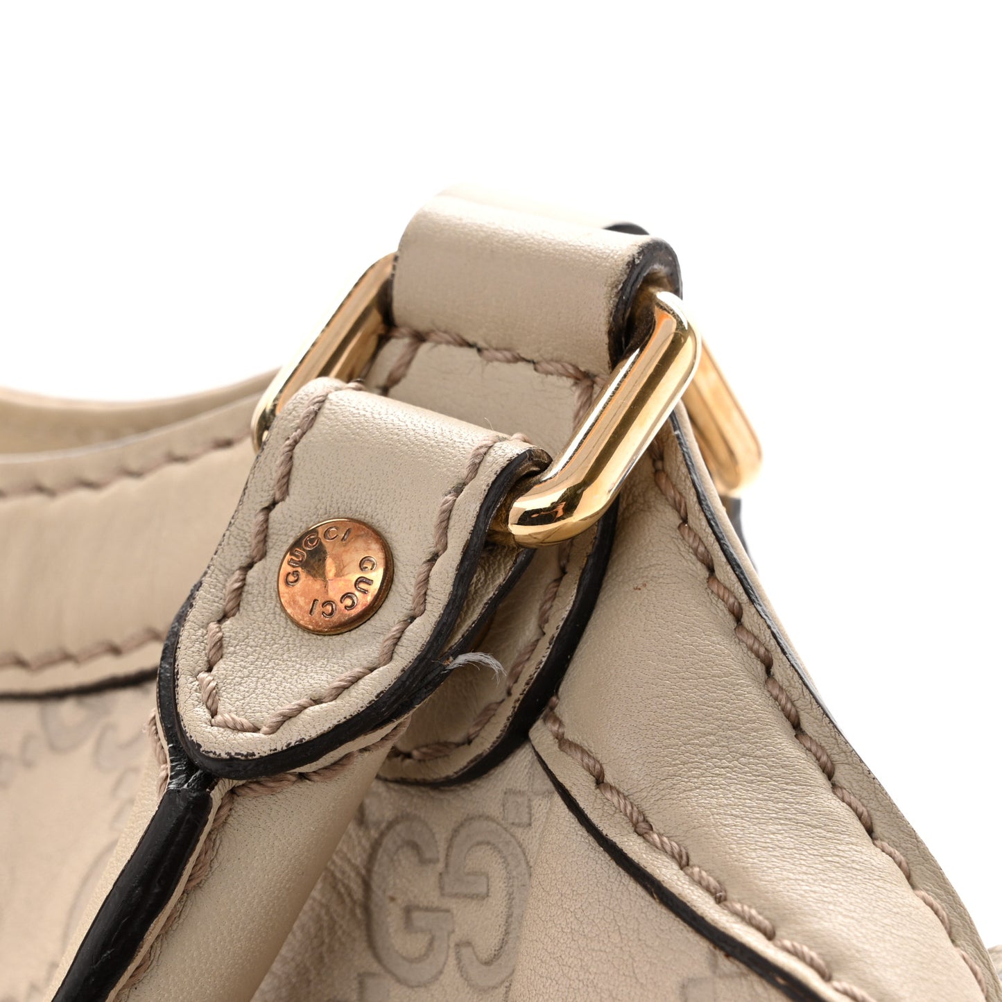 Guccissima Medium Sukey Tote Mystic White