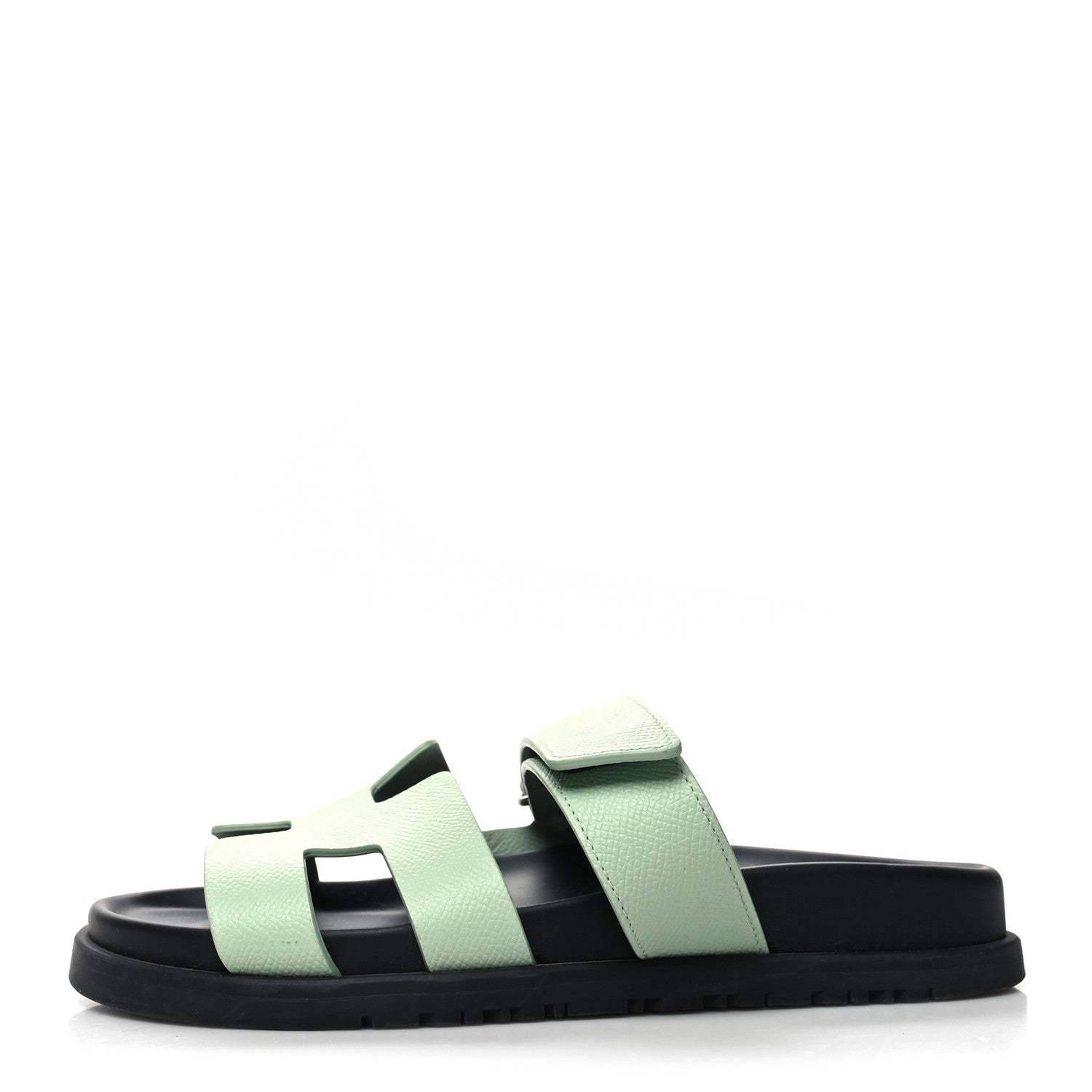 Hermes Epsom Womens Chypre Sandals 36 Vert Jade 1 of 10