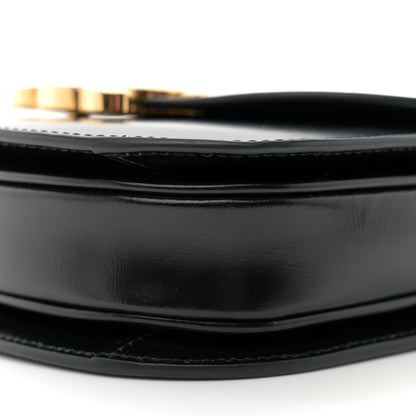 Celine Shiny Calfskin Triomphe Mini Besace Clea Black 9 of 12
