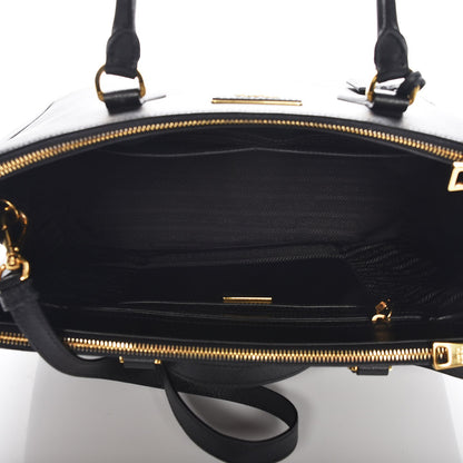 Prada Saffiano Medium Galleria Double Zip Tote Black 6 of 7