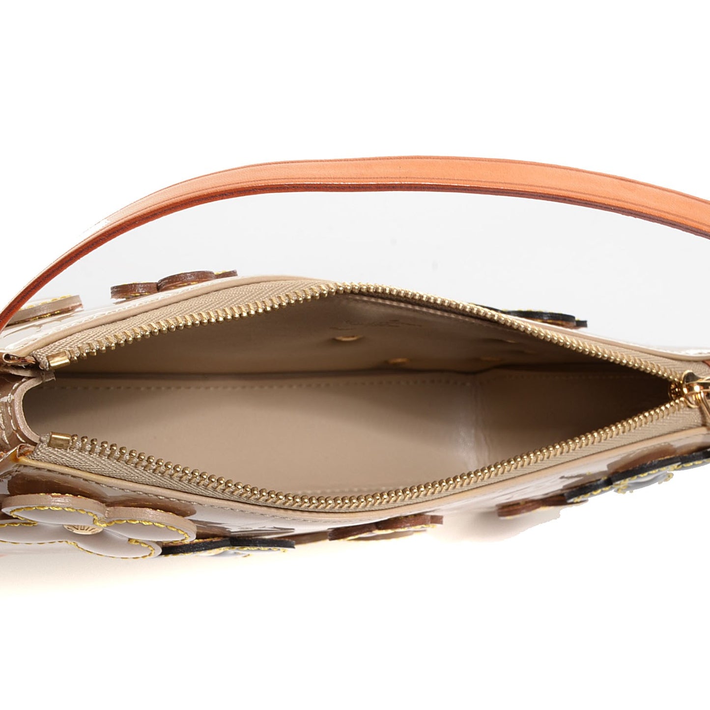 Vernis Lexington Fleurs Pochette Beige