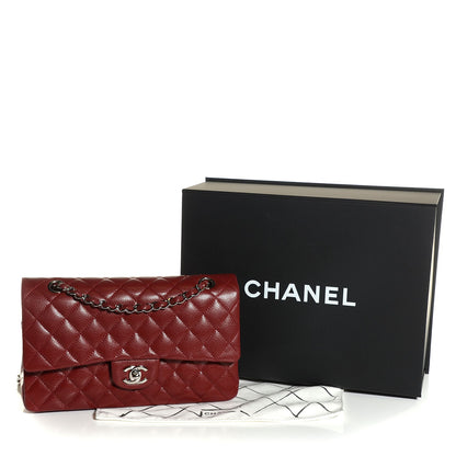 Chanel Caviar Quilted Medium Double Flap Red 5 of 9
