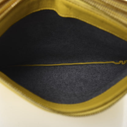 Celine Lambskin Large Trio Crossbody Bag Sun Yellow 7 of 11
