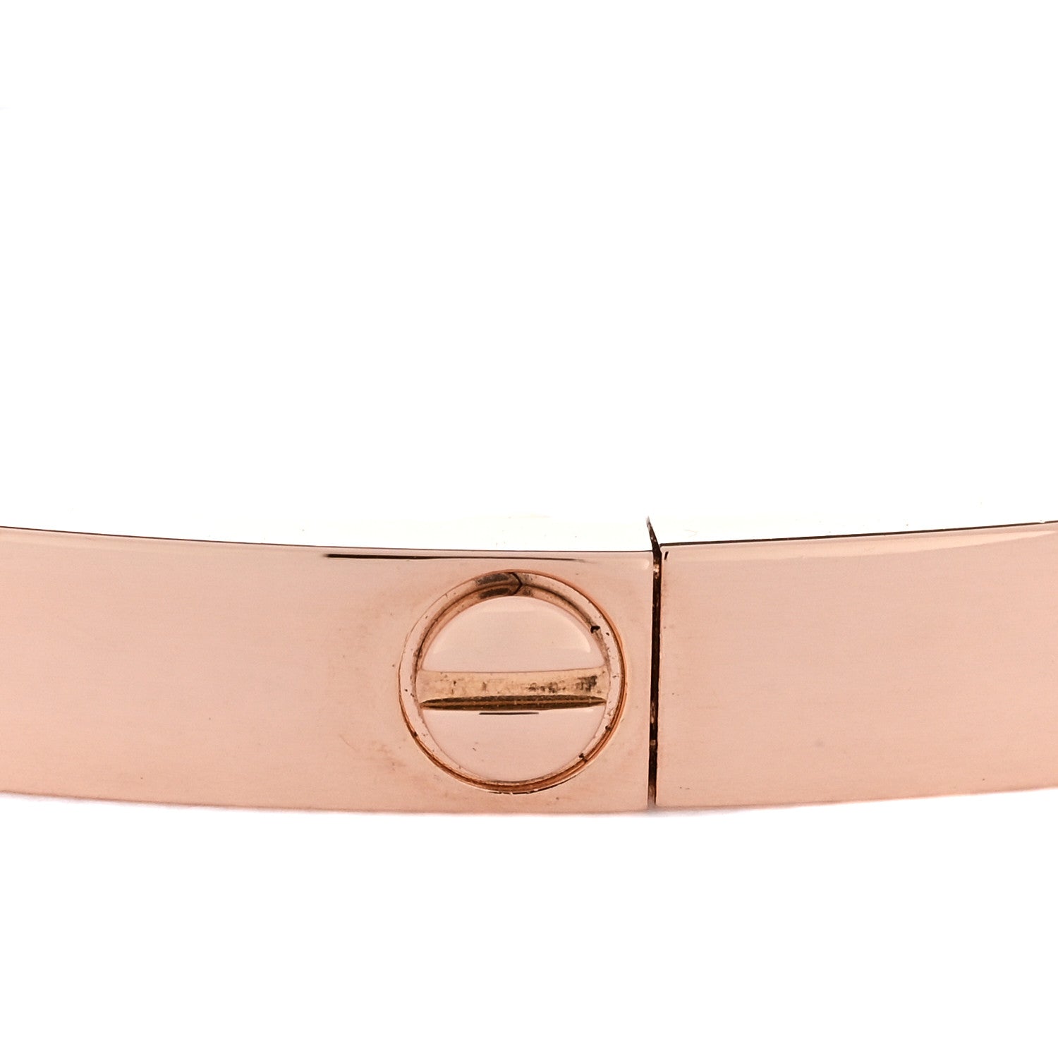 Cartier 18K Pink Gold 6 Diamond Small LOVE Bracelet 16 3 of 7