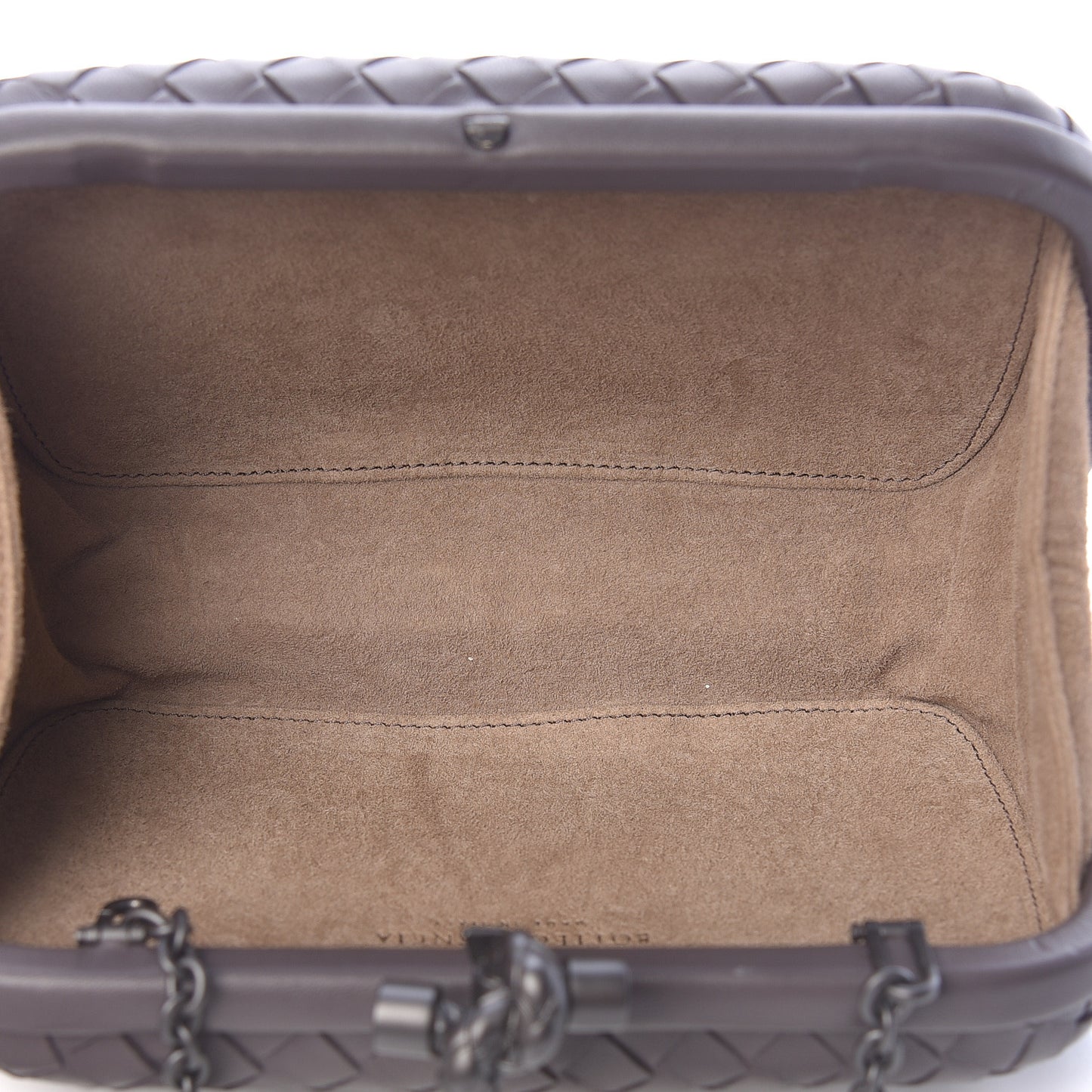 Nappa Intrecciato Chain Knot Clutch Quetsche