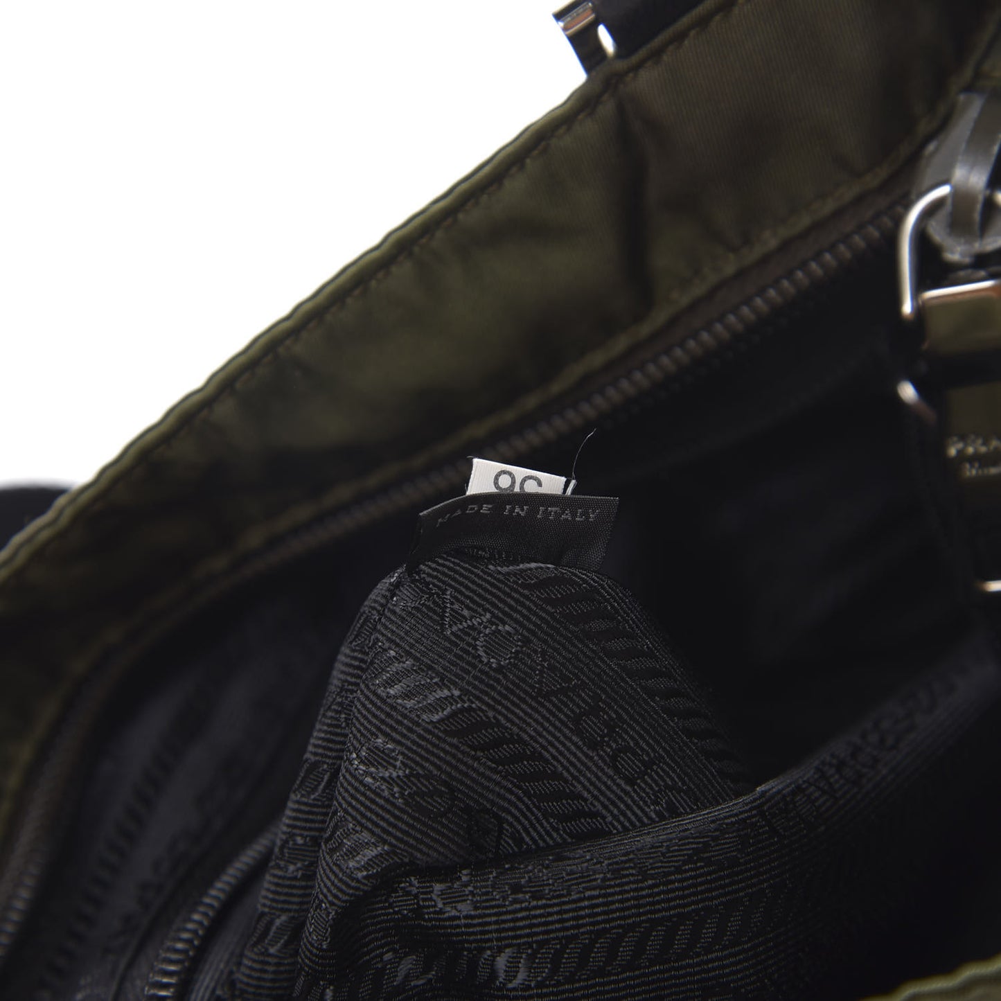 Tessuto Nylon Flat Messenger Bag Militare