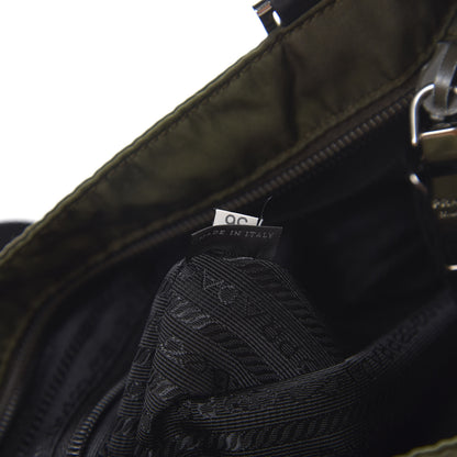 Prada Tessuto Nylon Flat Messenger Bag Militare 8 of 10
