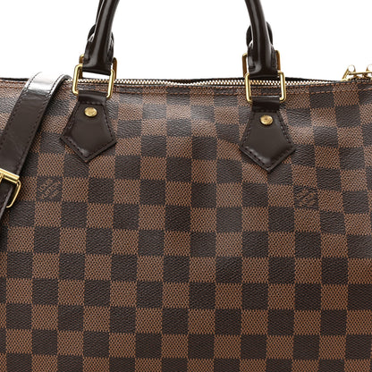 Louis Vuitton Damier Ebene Speedy Bandouliere 30 8 of 10