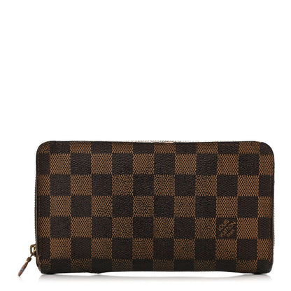 Louis Vuitton Damier Ebene Porte-Monnaie Zippy Wallet 1 of 12