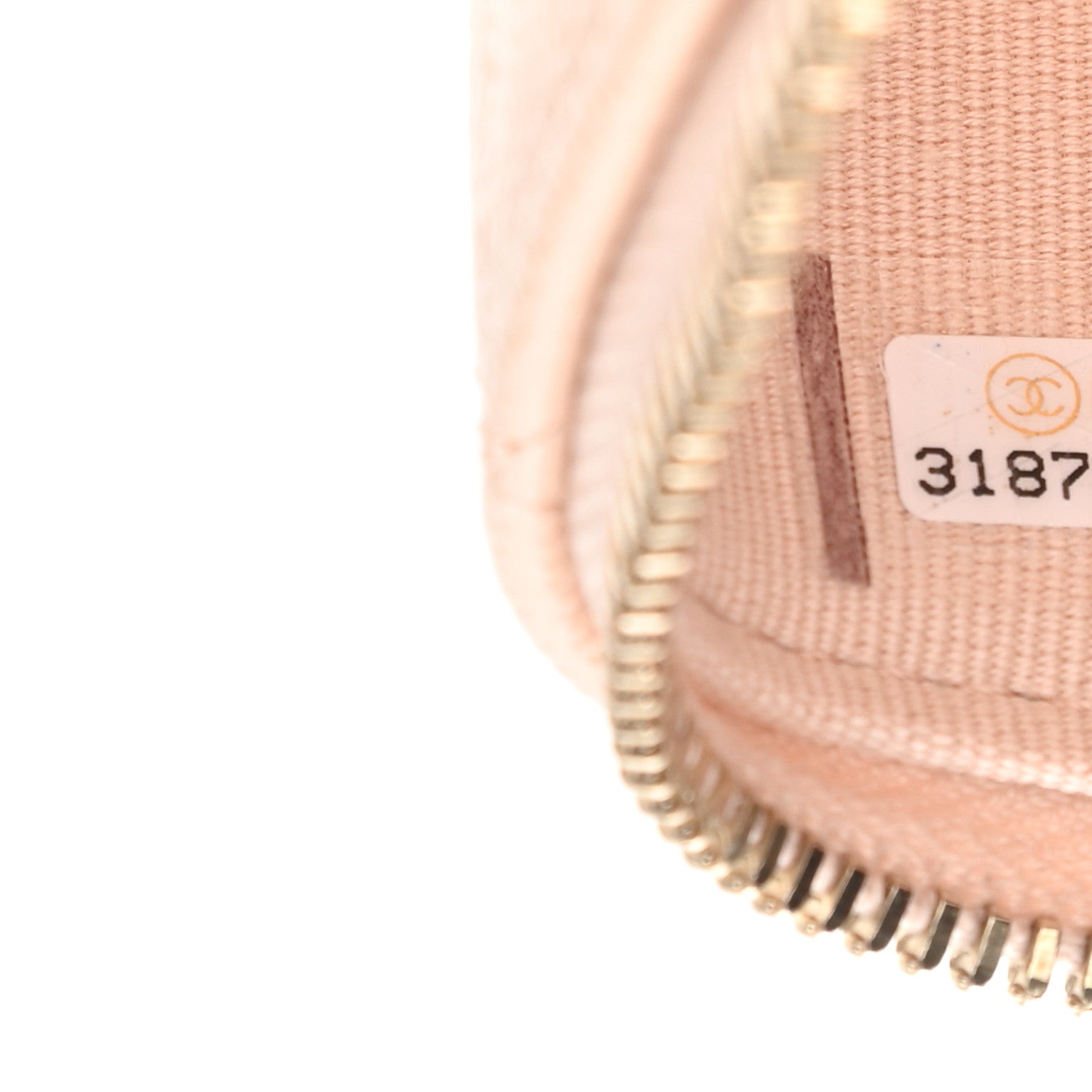 Chanel Caviar Quilted Small Vanity Case With Chain Light Beige 8 of 11