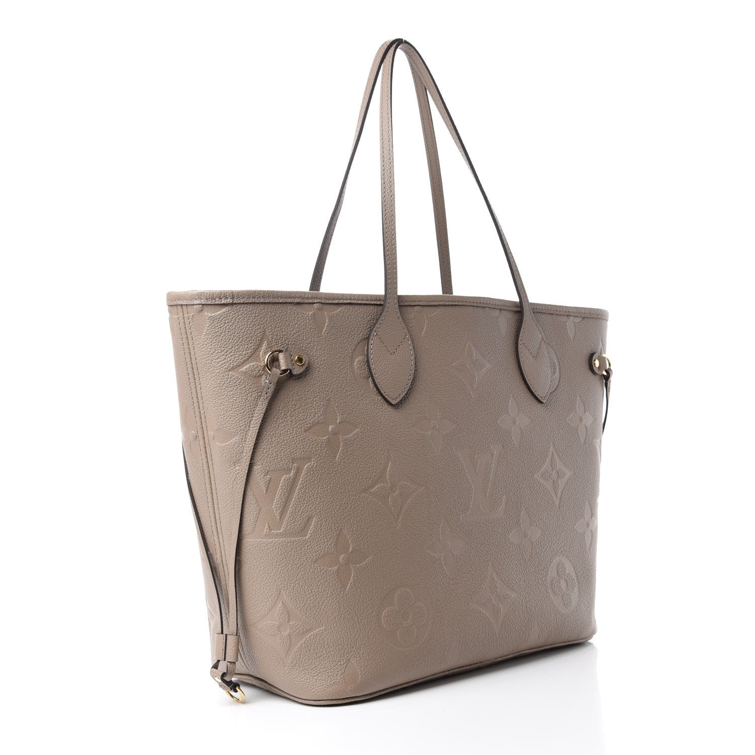 Louis Vuitton Empreinte Monogram Giant Neverfull MM Tourterelle 3 of 9