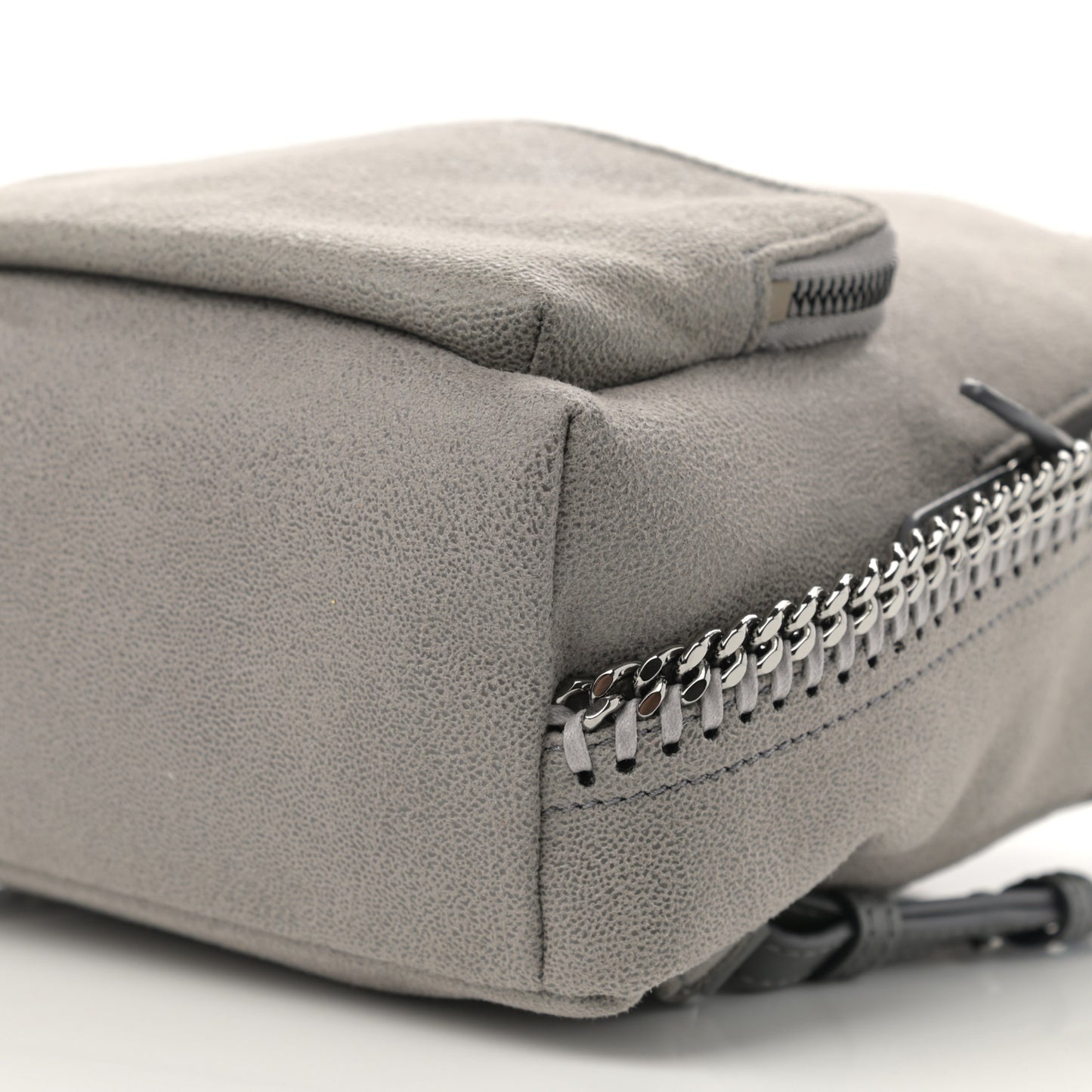 Shaggy Deer Mini Falabella Backpack Light Grey