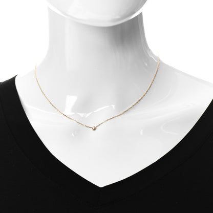 Cartier 18K Yellow Gold Diamond SM D'Amour Pendant Necklace 2 of 6