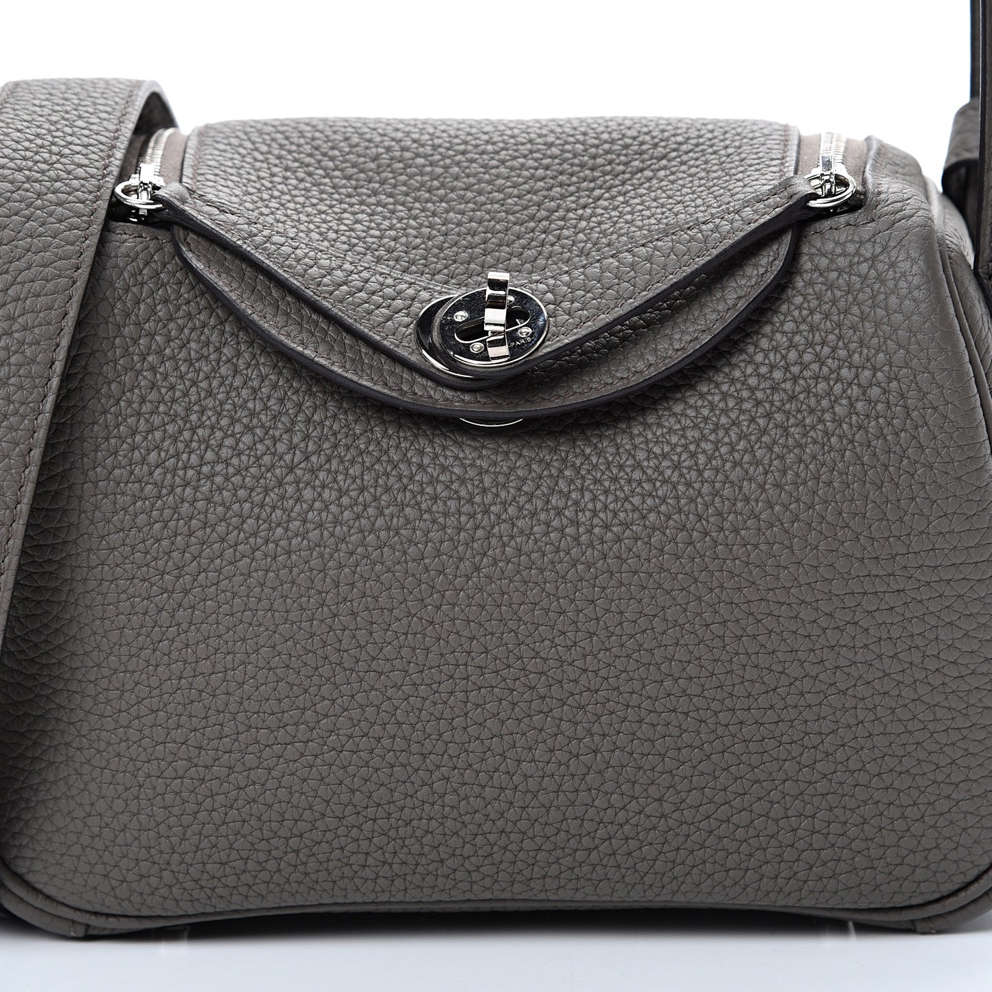 Taurillon Clemence Mini Lindy 20 Etain