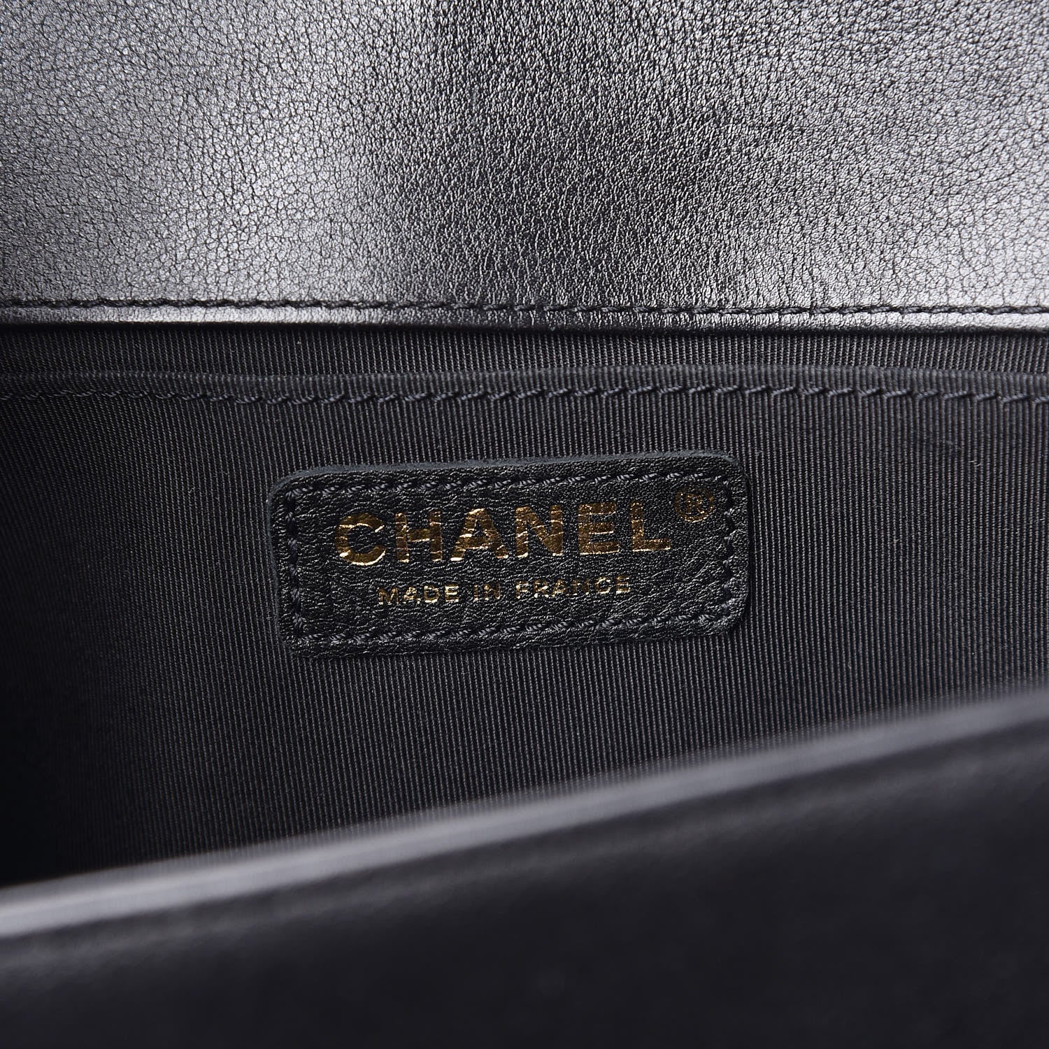 Chanel Calfskin Quilted Medium Boy Flap Black 8 of 13