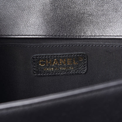 Chanel Calfskin Quilted Medium Boy Flap Black 8 of 13