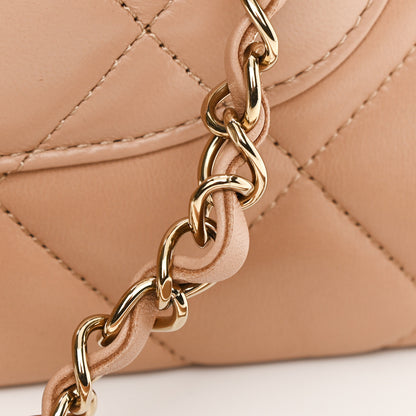 Chanel Lambskin Quilted Small Trendy CC Dual Handle Flap Bag Beige 10 of 11